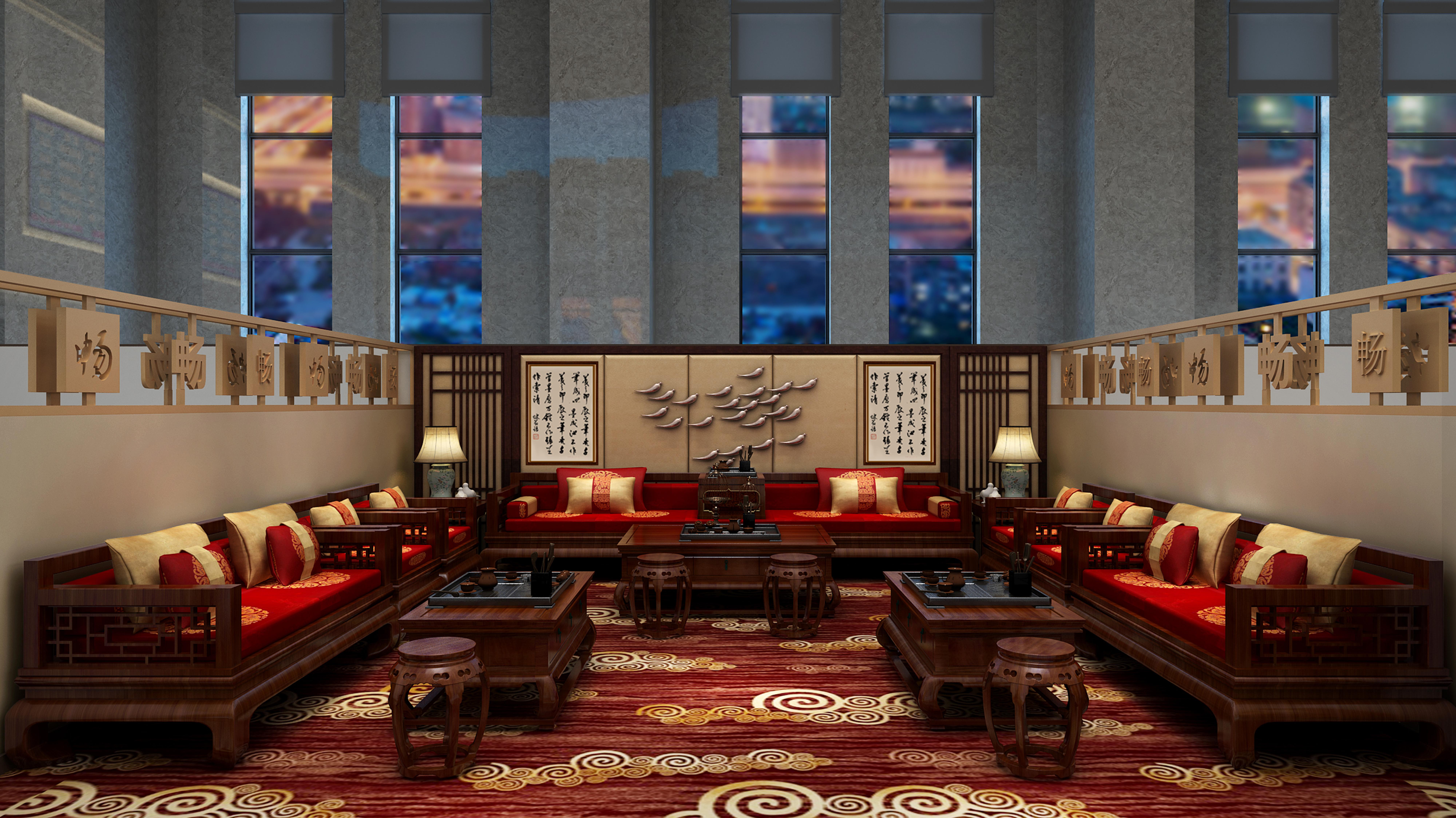 佳木斯火车站候车厅